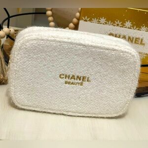 Limited edition Chanel Holiday Cosmetic Bag and box